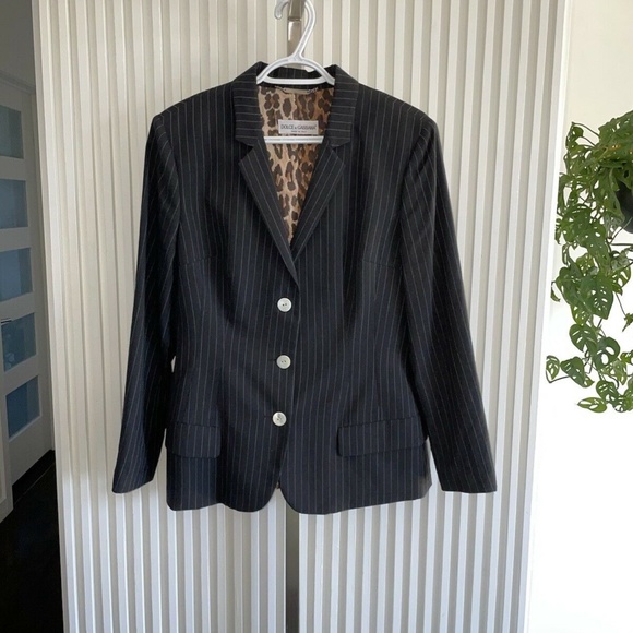 Dolce & Gabbana Jackets & Blazers - Dolce Gabbana Blazer Jacket Wool / Nylon Size 46 / 10 US Made in Italy❤️